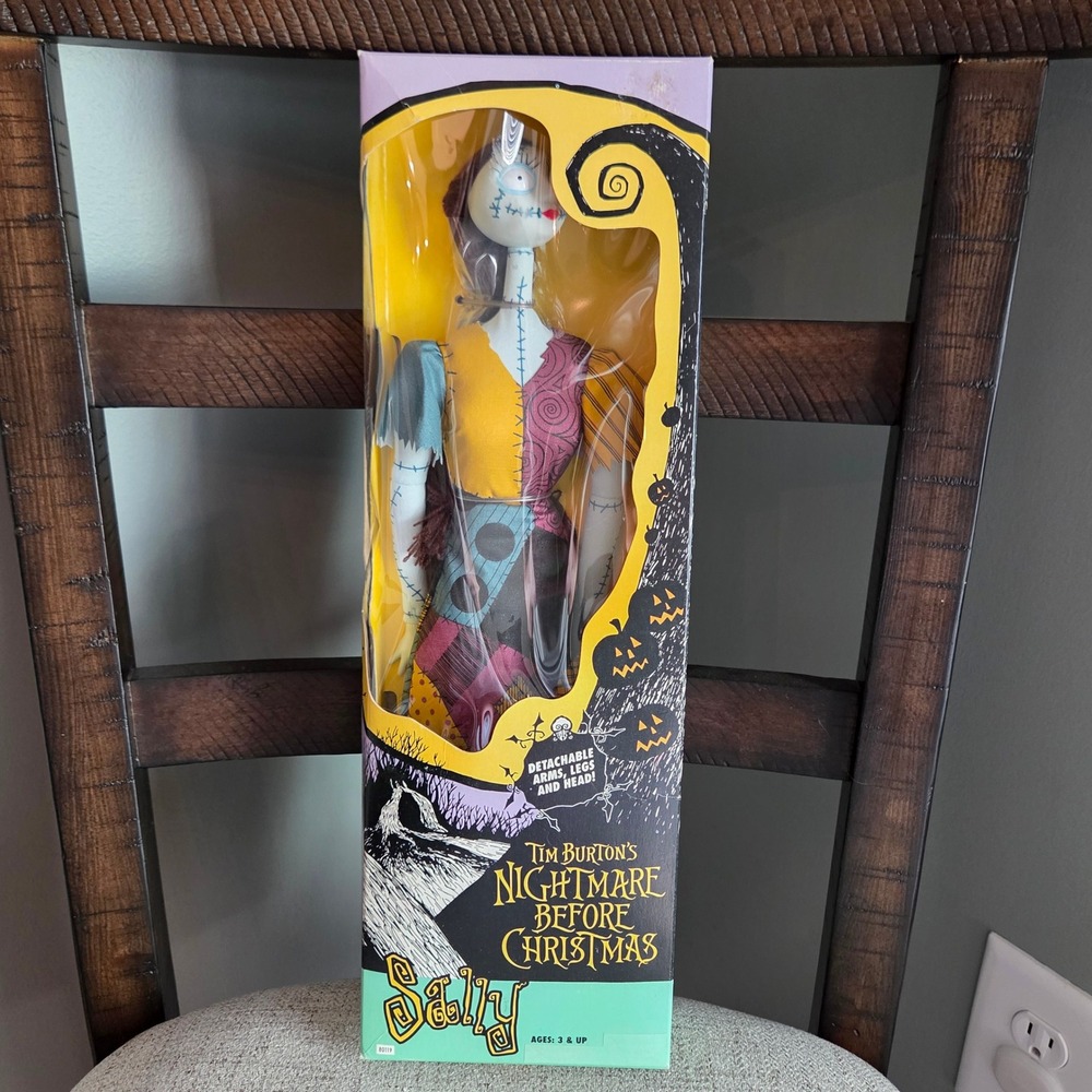 Vtg 1993 Hasbro Nightmare Before Christmas Sally Doll 15" New In Box 80119